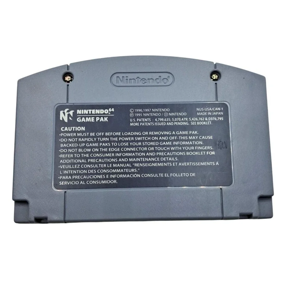 Acclaim Turok 2 Seeds of Evil Nintendo 64 N64 Gray Game Cartridge‎ NUS-006 USA